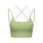 Double Shoulder Straps Shockproof Push Up Sports Bra