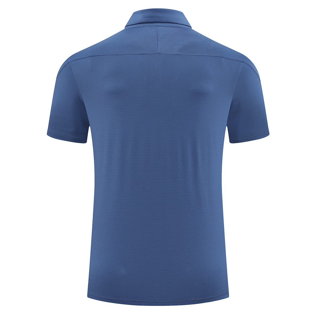 Men's breathable running polo shirt