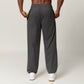 Pure cotton straight men's sports and leisure outdoor hiking sweatpants