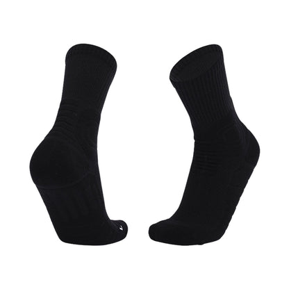 Sweat-Absorbent Breathable Mid-Calf Basketball Sports Socks