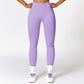 High-rise hip-lifted skinny seamless leggings