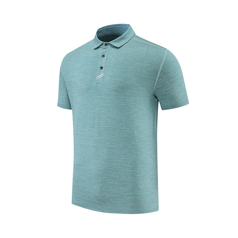 Casual Quick Drying Mesh Short Sleeved Polo T-shirts