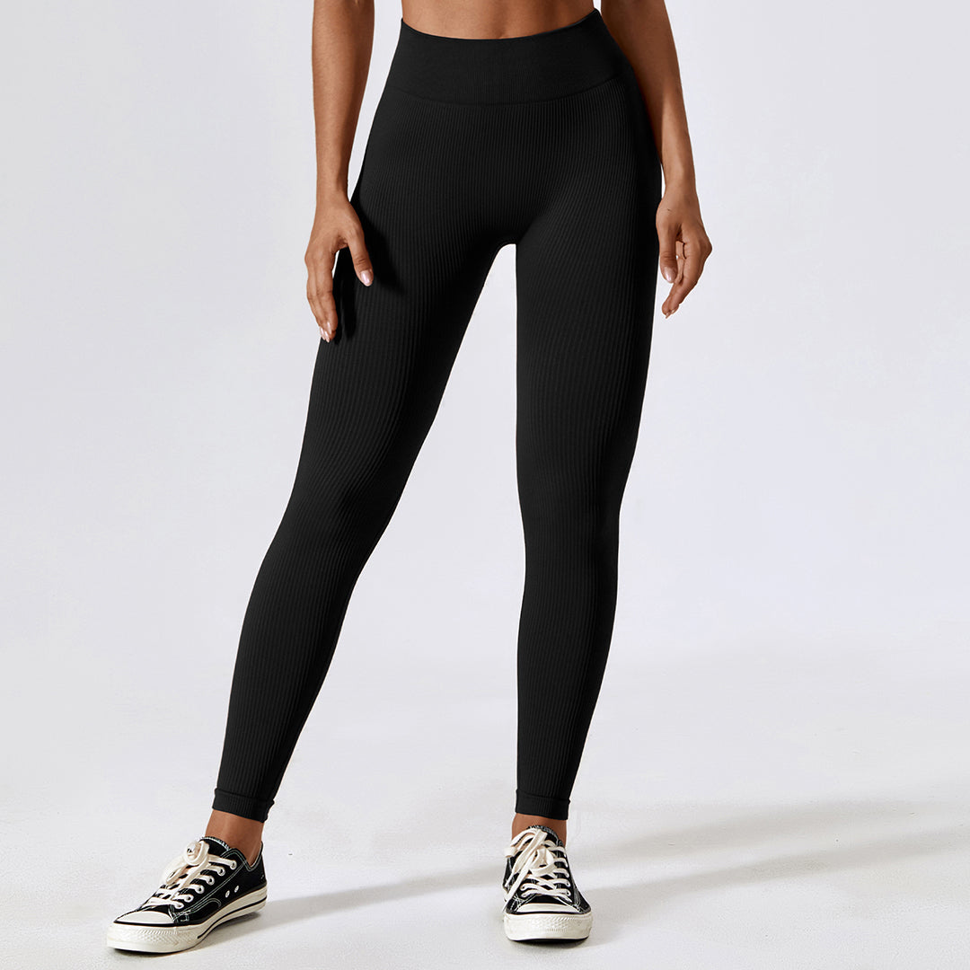 Seamless sports high waist fitness leggings