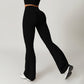 Ultra-soft V-cross High Waist Sports Flared Leg Pants