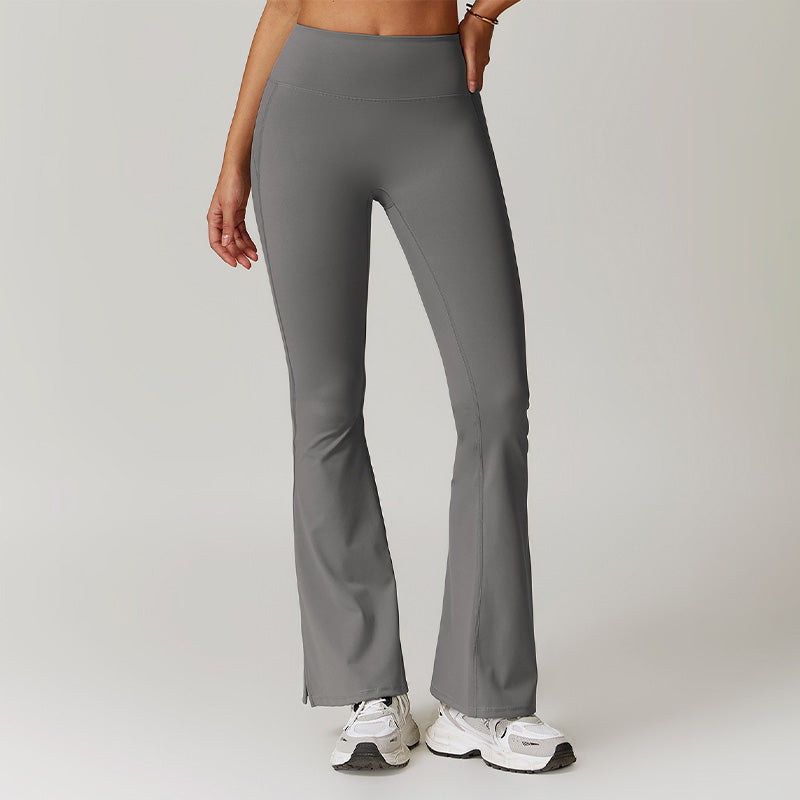 Ultra-Soft High-Waist Flared Leg Pants