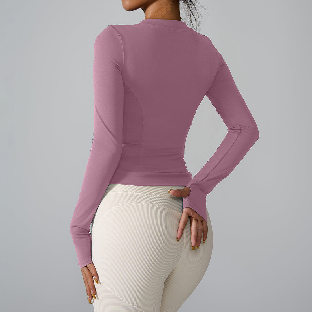 Yoga wear sports quick-drying long sleeve top
