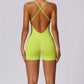 Cut-out beautiful back seamless Jumpsuits