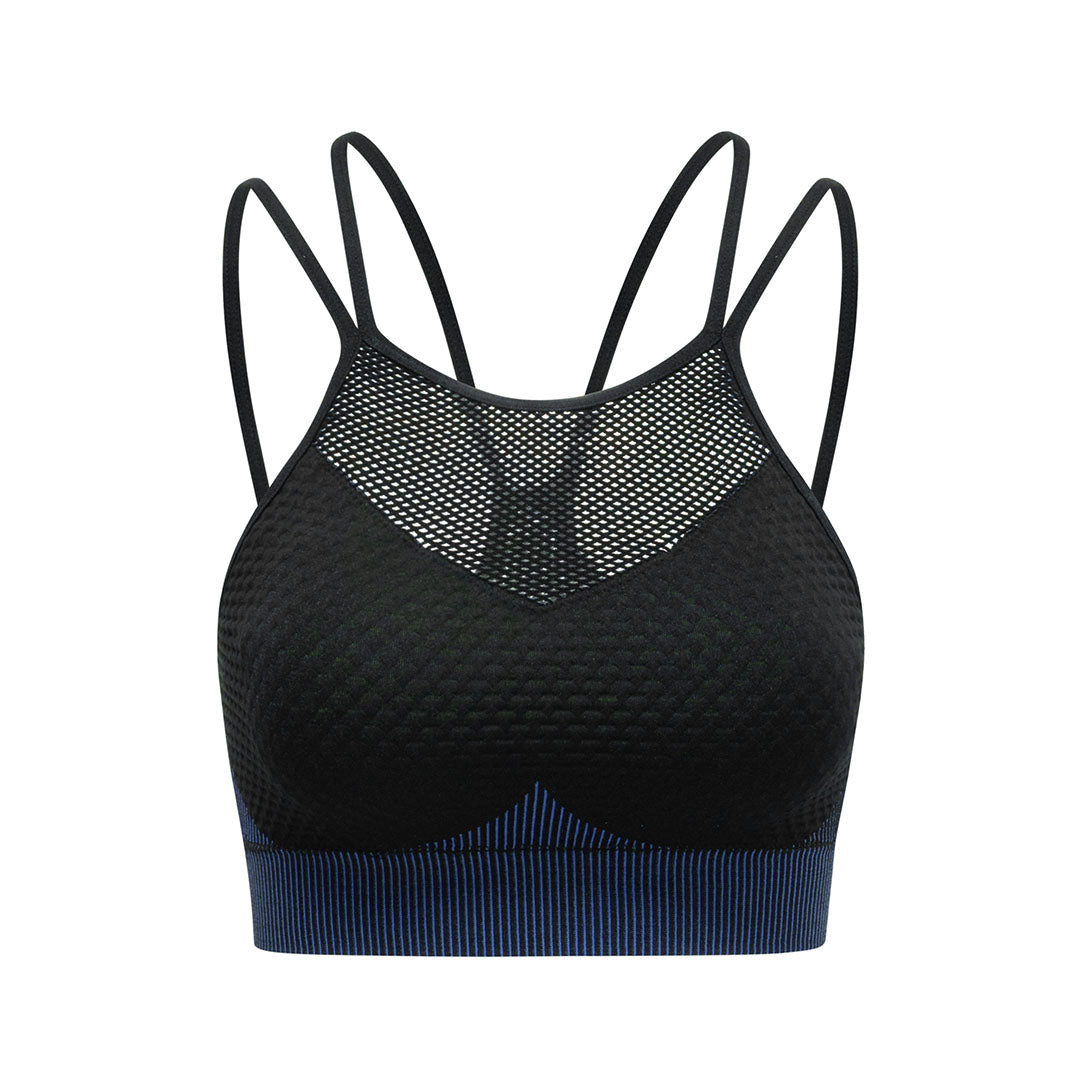 Quick-drying mesh sports bra