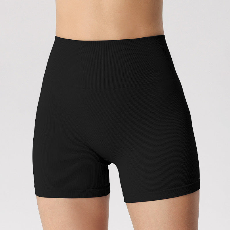 Seamless High-waisted Running Shorts