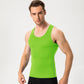 Men's solid color running training tops