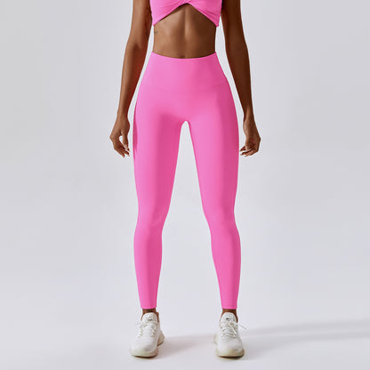 Solid color buttocks lift functional Leggings