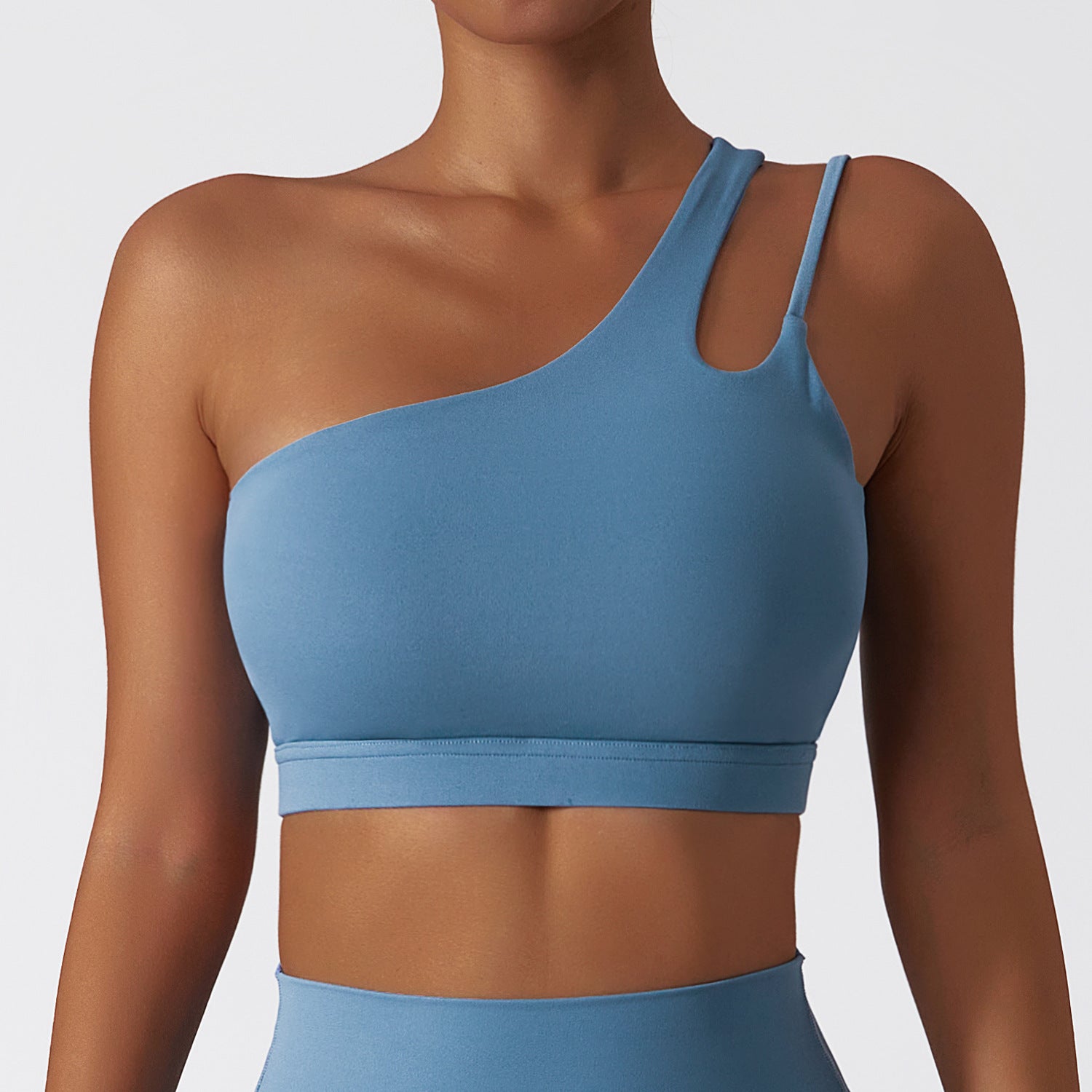 Irregular cross-body straps Sport Bra