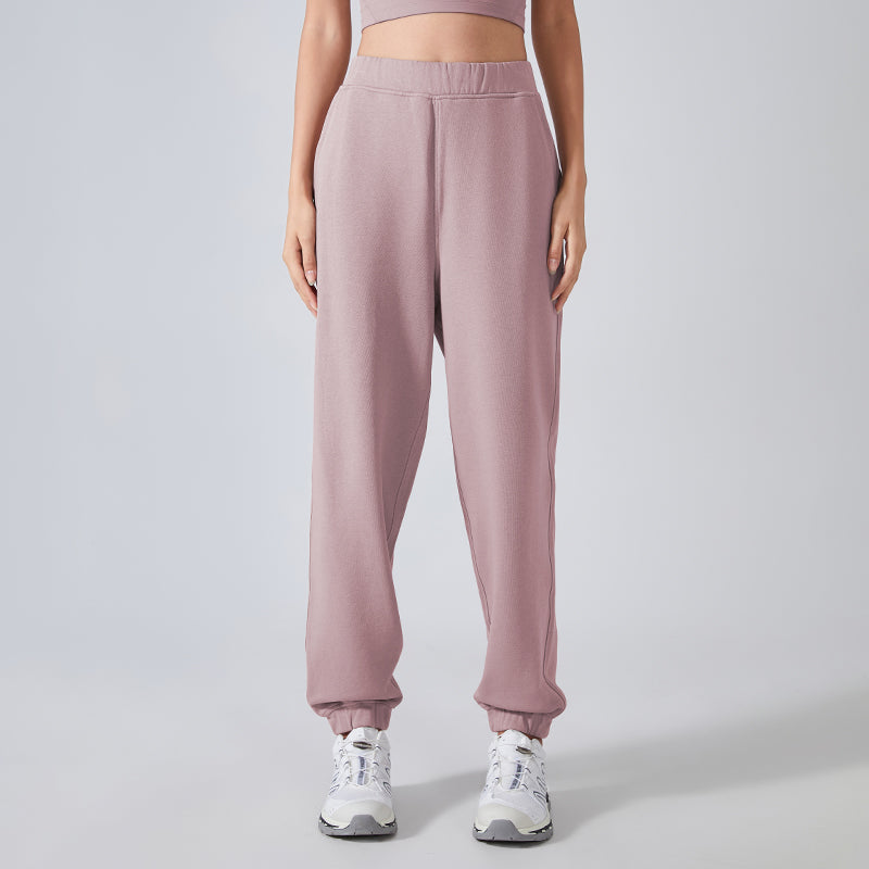 Autumn And Winter Elastic High Waist Fitness Sweatpants