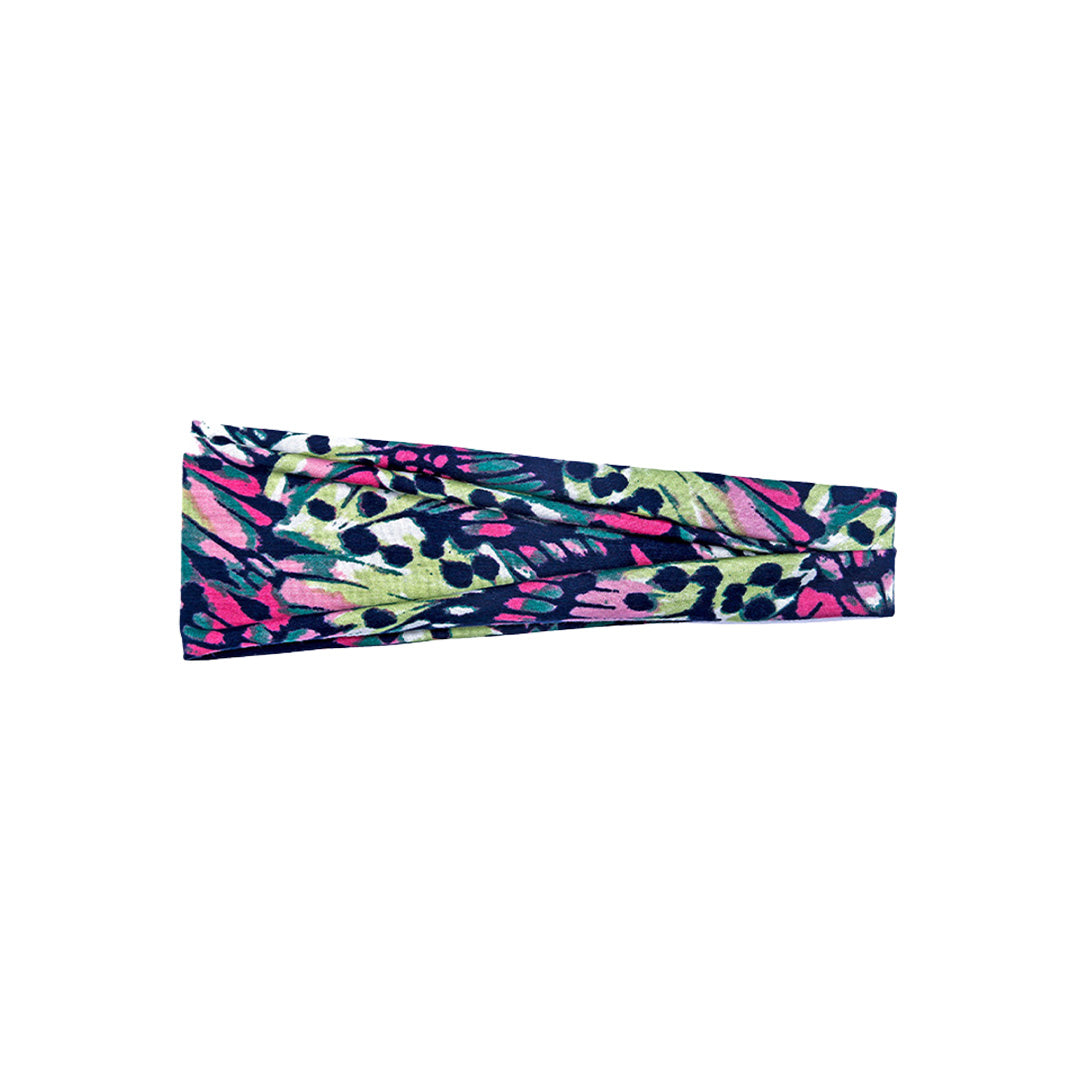 Wide Edged Printed Yoga Headscarf