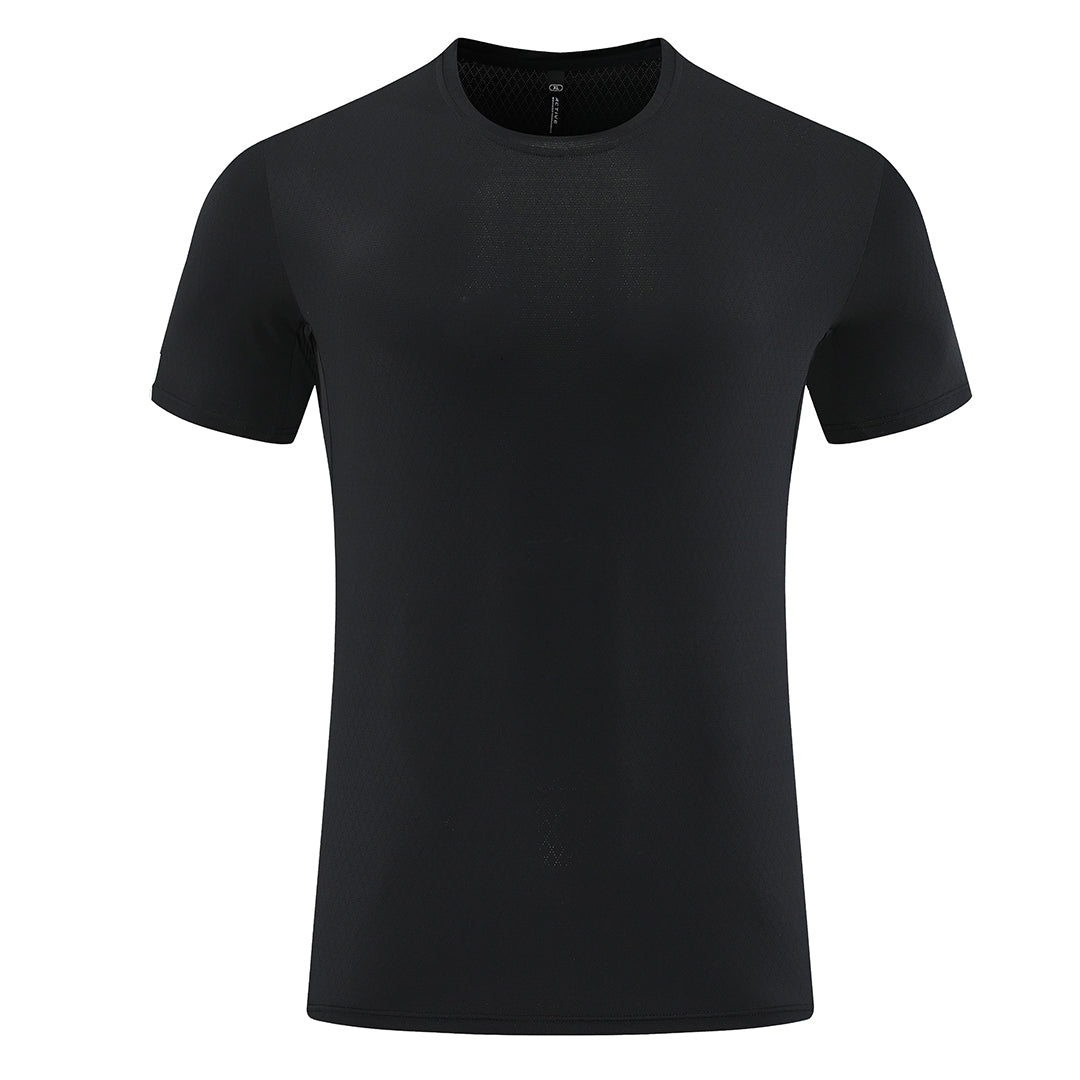 Men's breathable training short-sleeved top