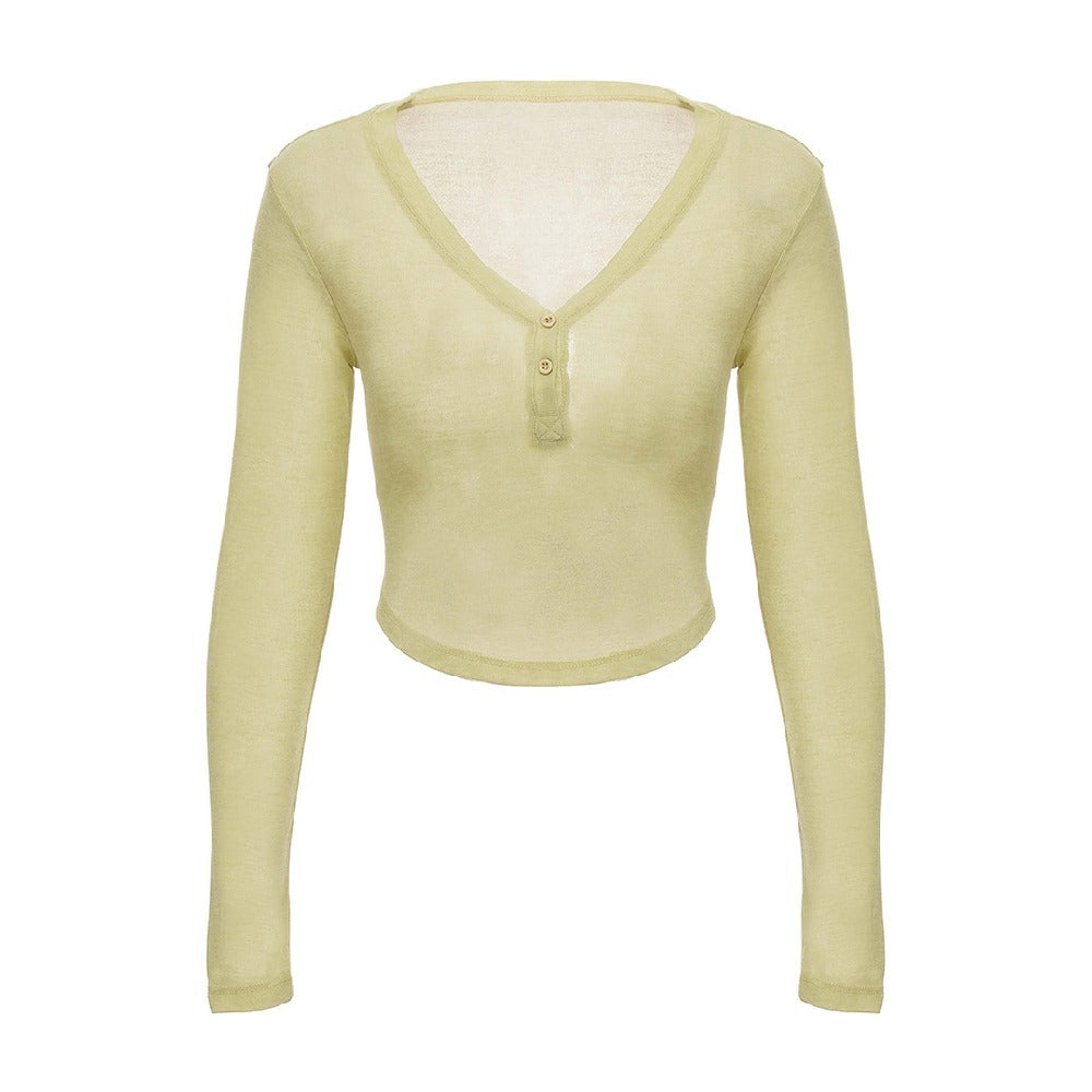 Quick Dry V-Neck Cropped Track Top