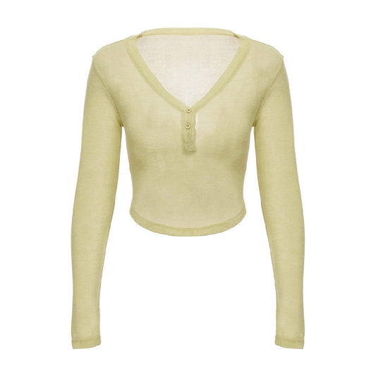 Quick Dry V-Neck Cropped Track Top