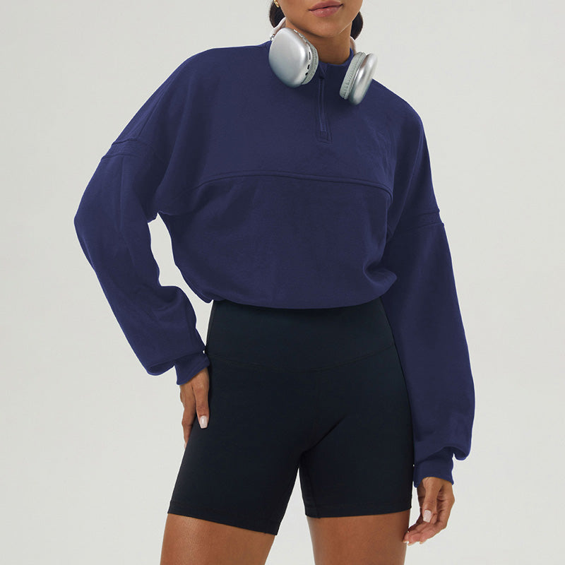 Thick casual yoga long-sleeved sweatshirt