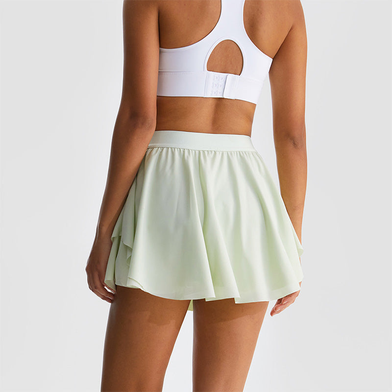 Women's High Waist Sports Tennis Skirts with Pockets