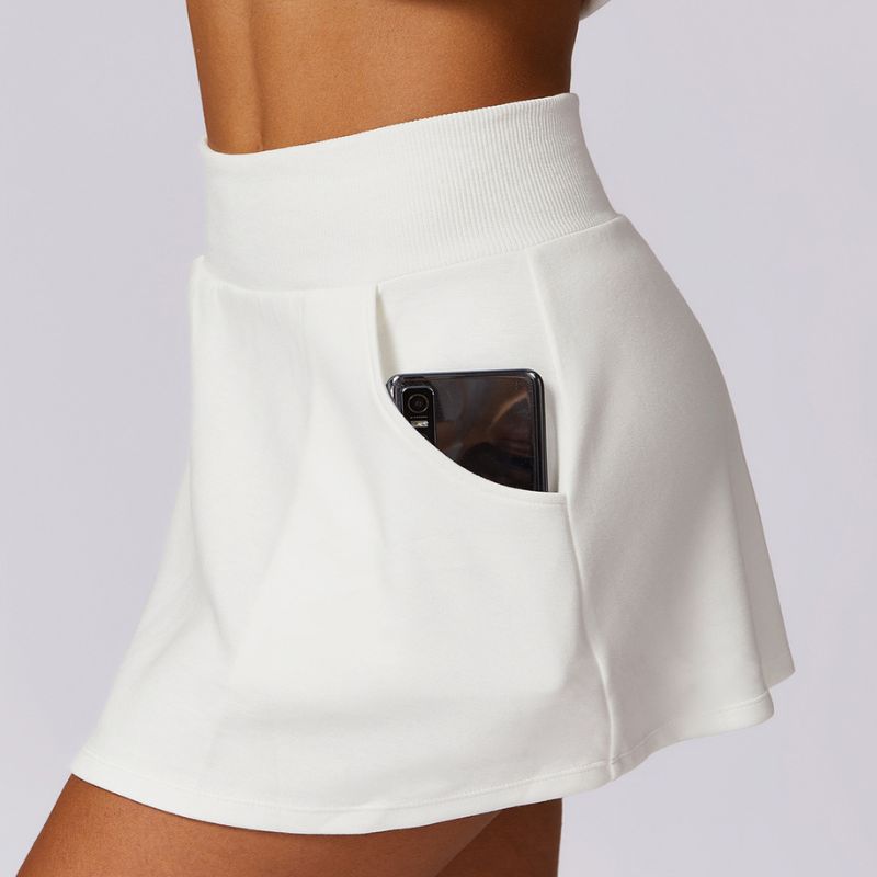 High waist sports tennis skirt