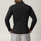 Men's sport quick dry half zipper long sleeves