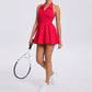 Ultra-soft Halter Backless Golf And Tennis Dress