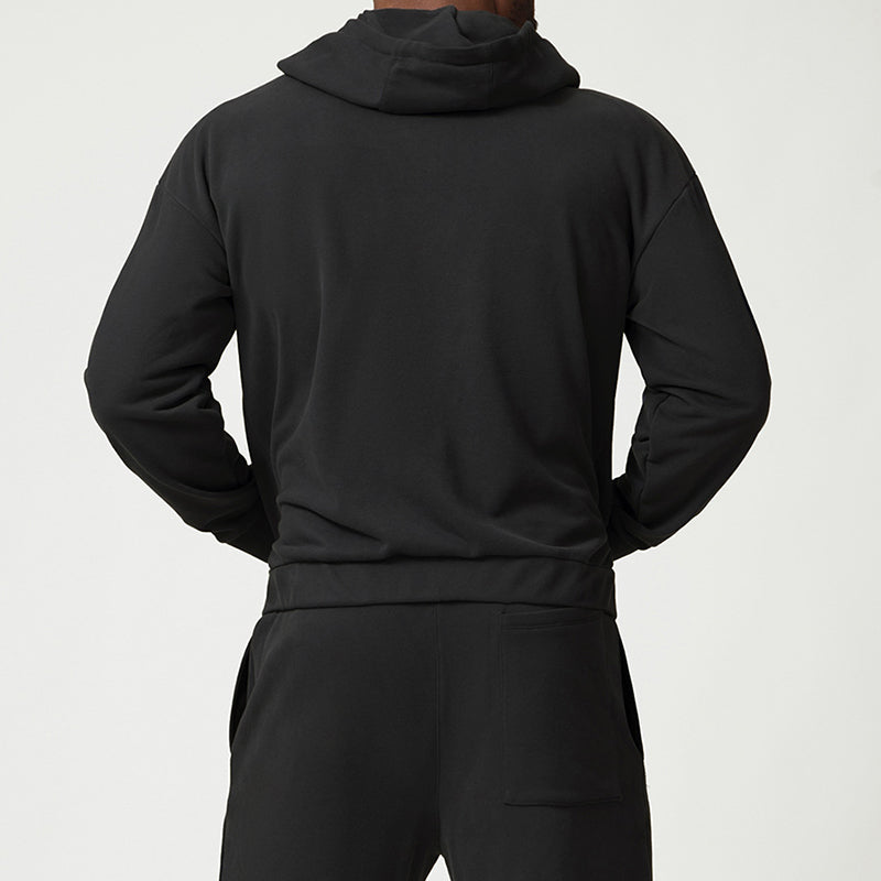 Men's zipper front Hooded Fitness Sports Citywalk Sweatshirt