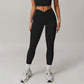 High-waisted hip-lifting leggings