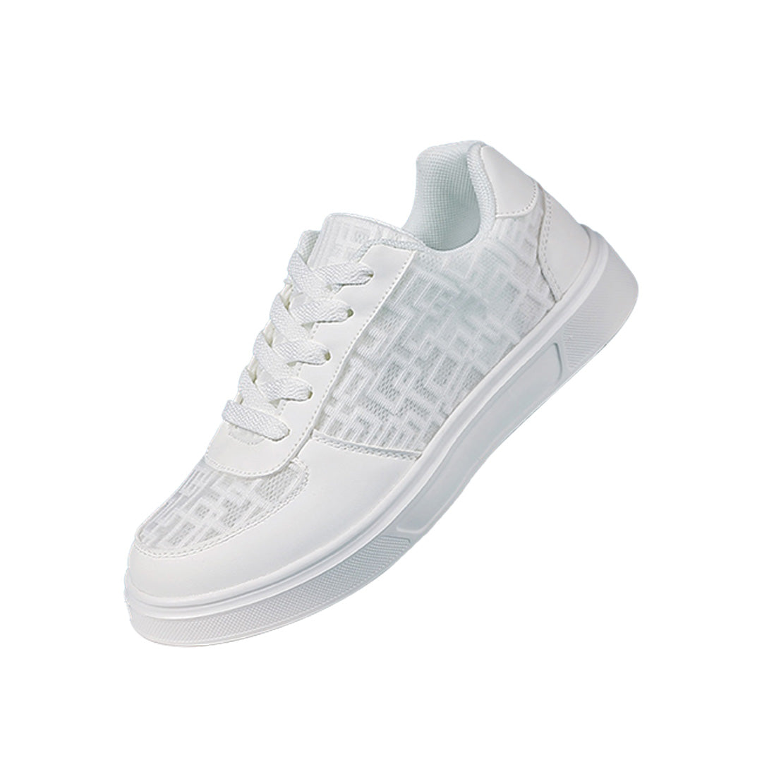 Women'S Breathable Mesh Sports White Shoes