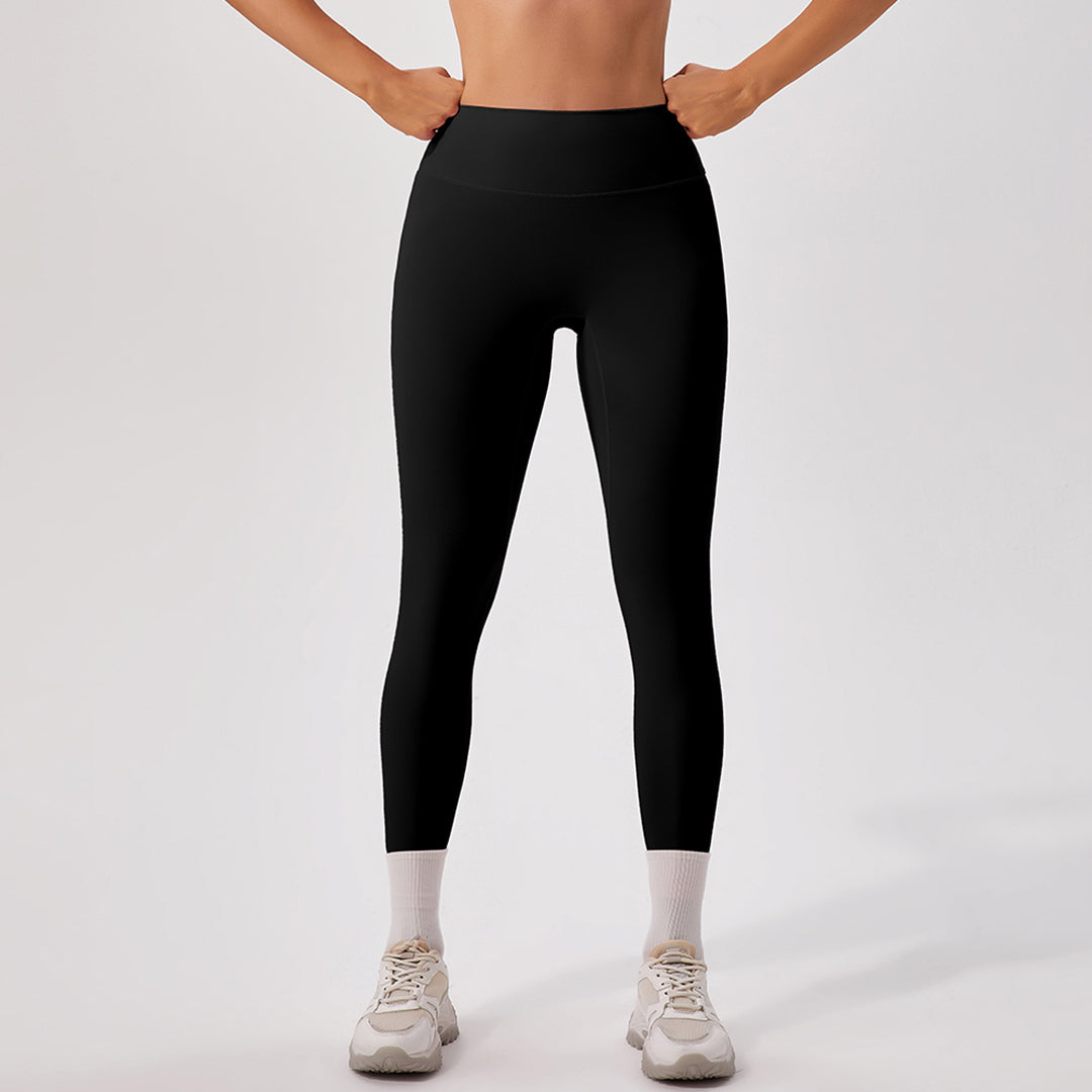 Quick-drying high-rise athletic leggings