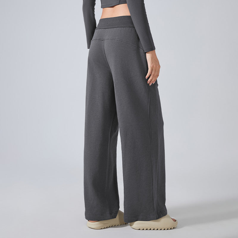 Autumn and winter casual loose wide leg pants