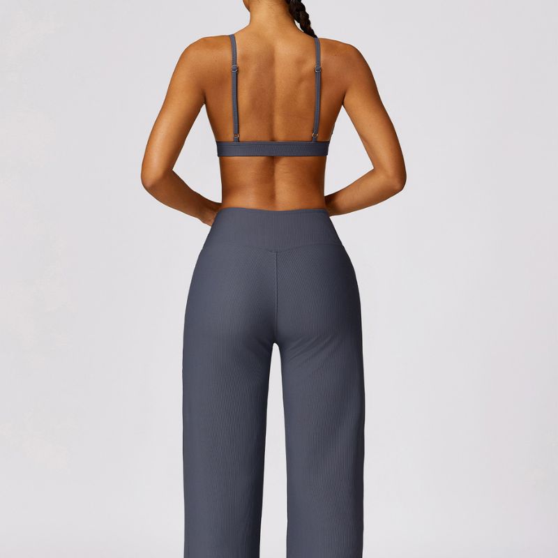 Quick-drying skinny bra & casual pants sport sets