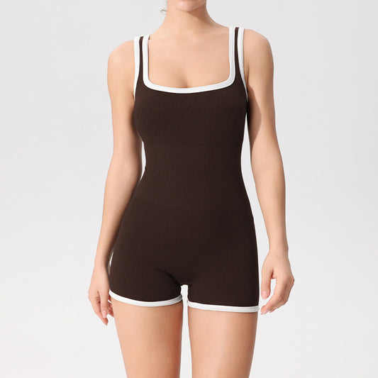 Fitness Jumpsuit with Chest