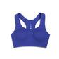 One-piece breathable spiral sports bra