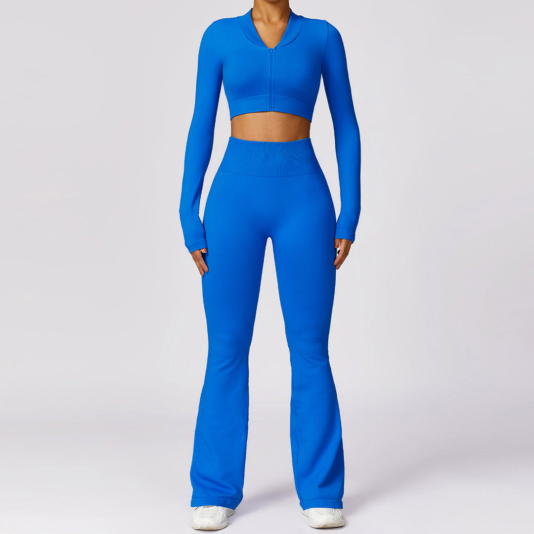 Fitness sports long sleeve long pants sets