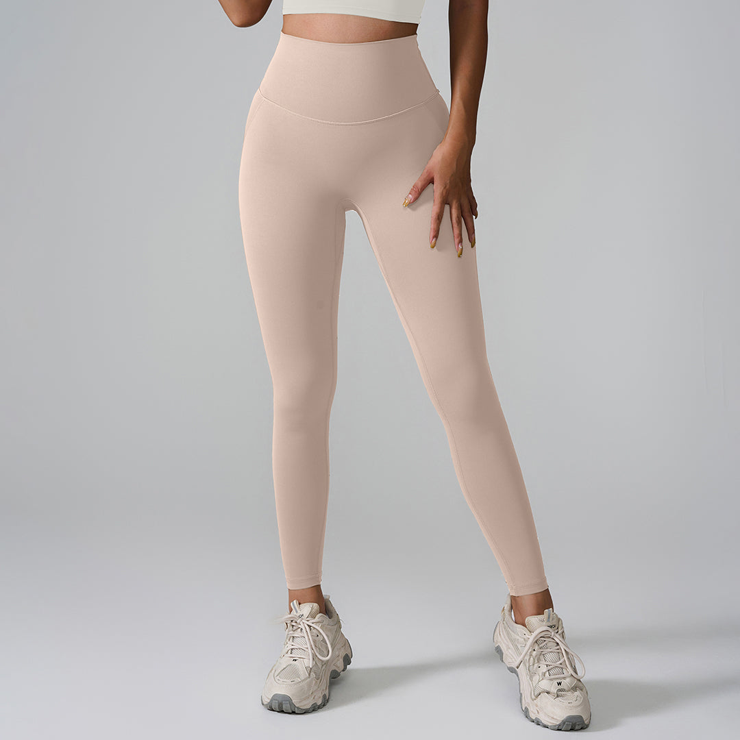 High-rise hip-lifted gym sport leggings