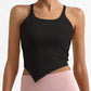 Cross back high stretch sports bra