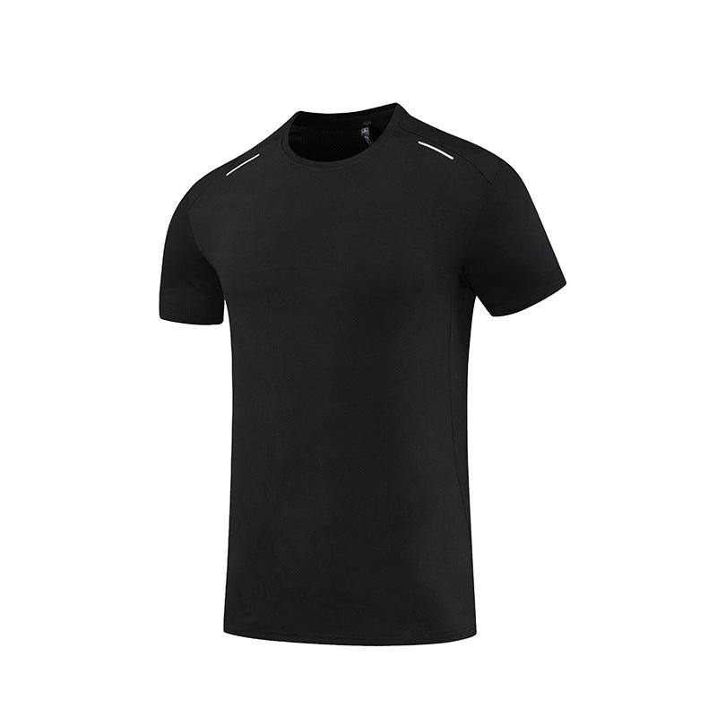 Men's summer training short-sleeved tops