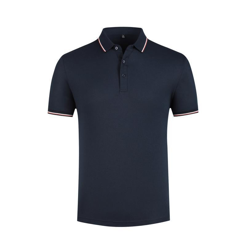 Men's summer trimmed sports polo shirt