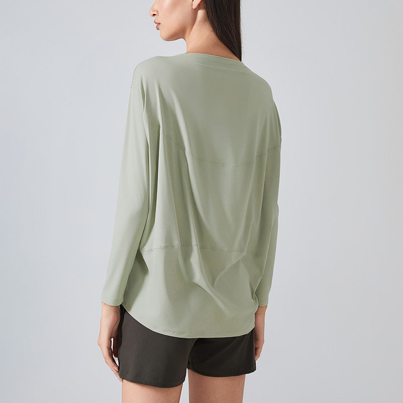 long sleeve loose casual t-shirt