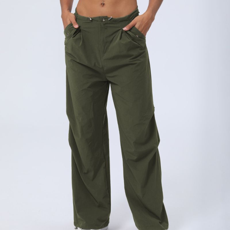 High-waisted quick-drying sports trousers