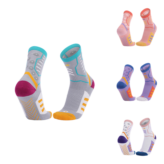 Sweat-Absorbent Breathable Mid-Calf Basketball Socks