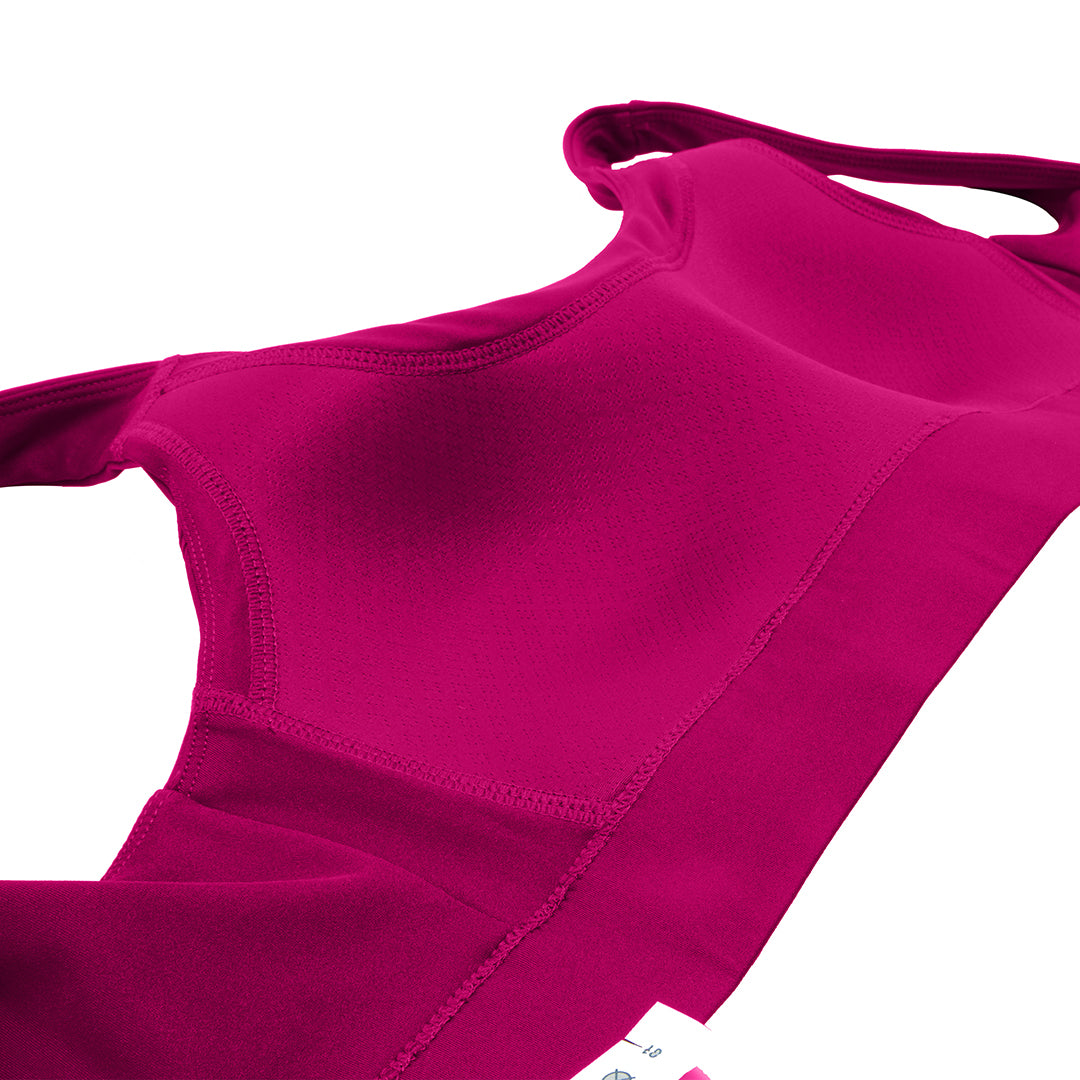 Solid color double shoulder straps yoga bra