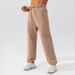 Solid color straight casual jogging sweatpants