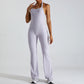 Tight yoga wear sports buttock lift one-piece suit