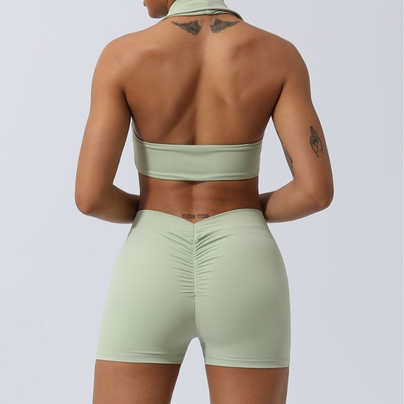 Beautiful back and butt lift sports yoga leggings set