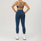 Seamless High-waisted Yoga Bra + Legging 2 Pieces Set