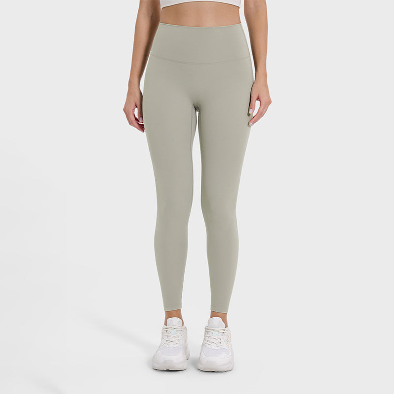 High-waisted hip-lifting stretch fitness leggings