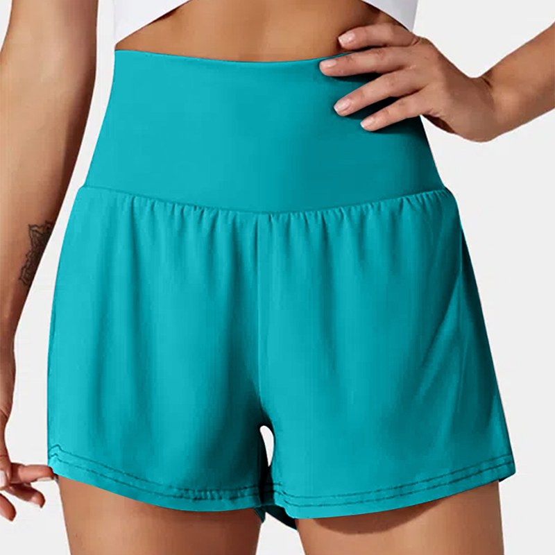 Pocketed Wide Waistband Swim Shorts