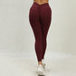 Leggings de sport de fitness moulants qui soulèvent les hanches